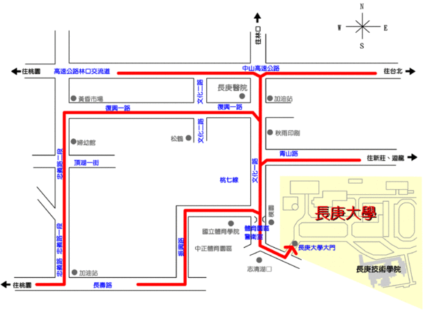 長庚交通路線圖